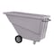 R&B Wire Products Large Utility Tilt Truck, 1 Cubic Yard, Gray TILT-LRG/G - alternate 2